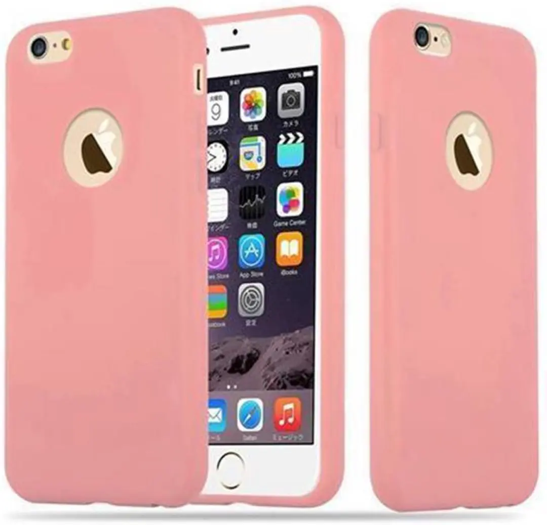 Cadorabo Hoesje geschikt voor Apple iPhone 6 PLUS / 6S PLUS in CANDY ROZE