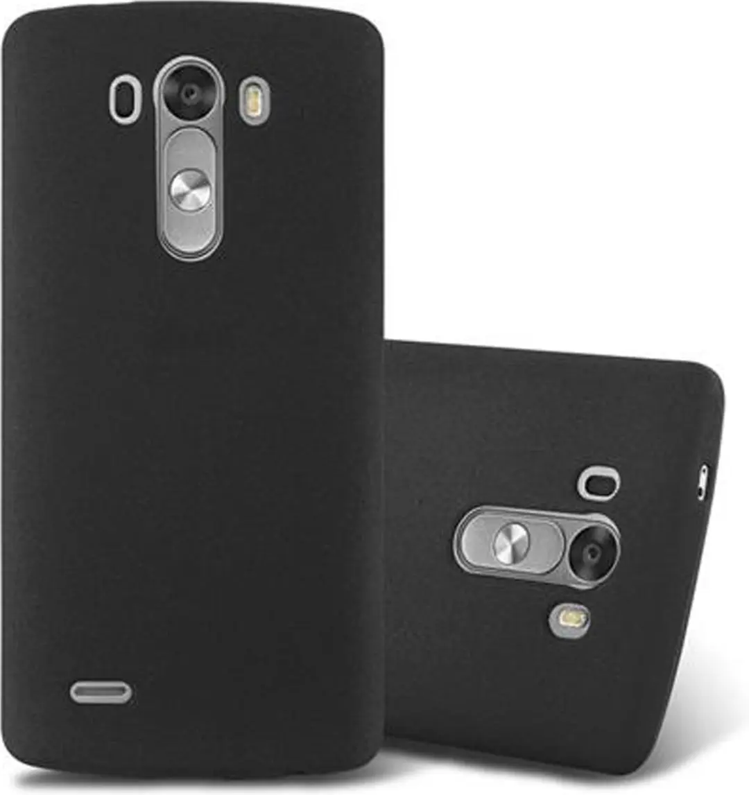 Cadorabo Hoesje geschikt voor LG G3 in FROST ZWART