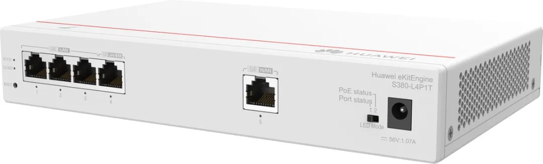 Huawei eKit S380 Netwerk Switch 1Gbps PoE - Grijs