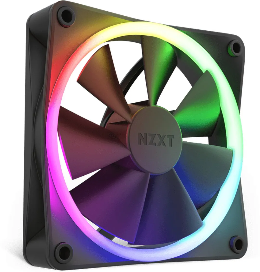 NZXT F120 RGB Duo Ventilator 120mm - Zwart