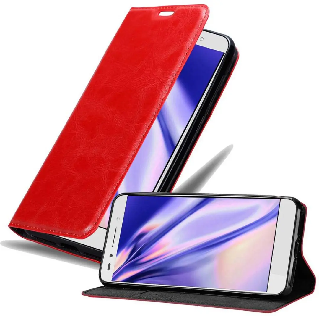 Cadorabo Hoesje geschikt voor Honor 7 in APPEL ROOD