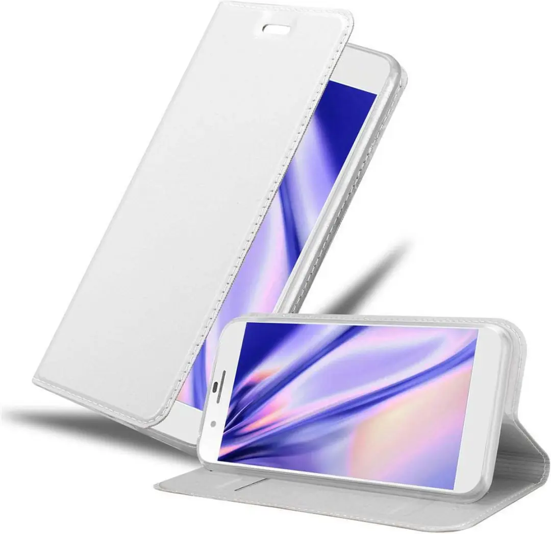 Cadorabo Hoesje geschikt voor Honor 6 PLUS in CLASSY ZILVER