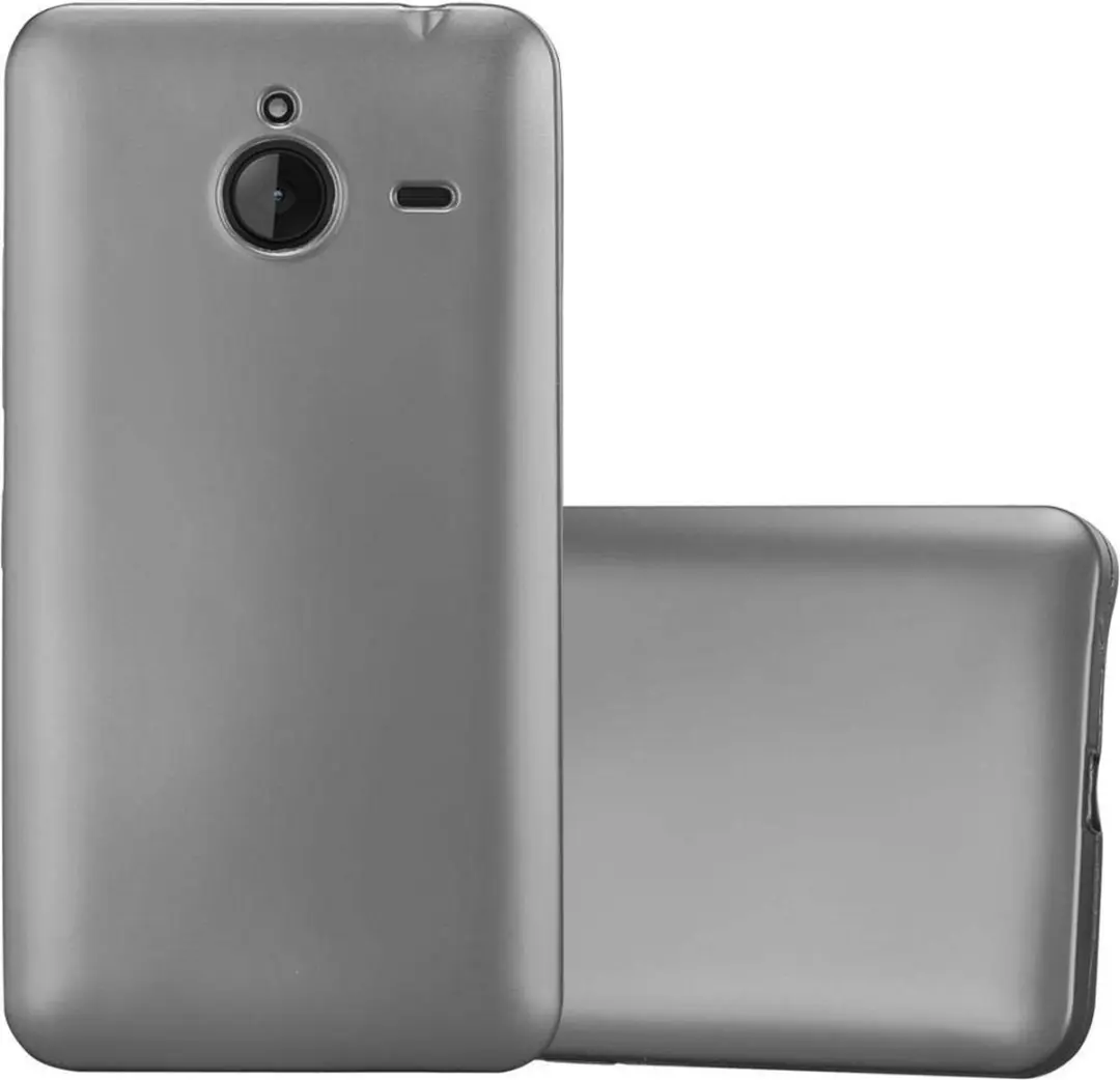 Cadorabo Hoesje geschikt voor Nokia Lumia 640 XL in METALLIC GRIJS