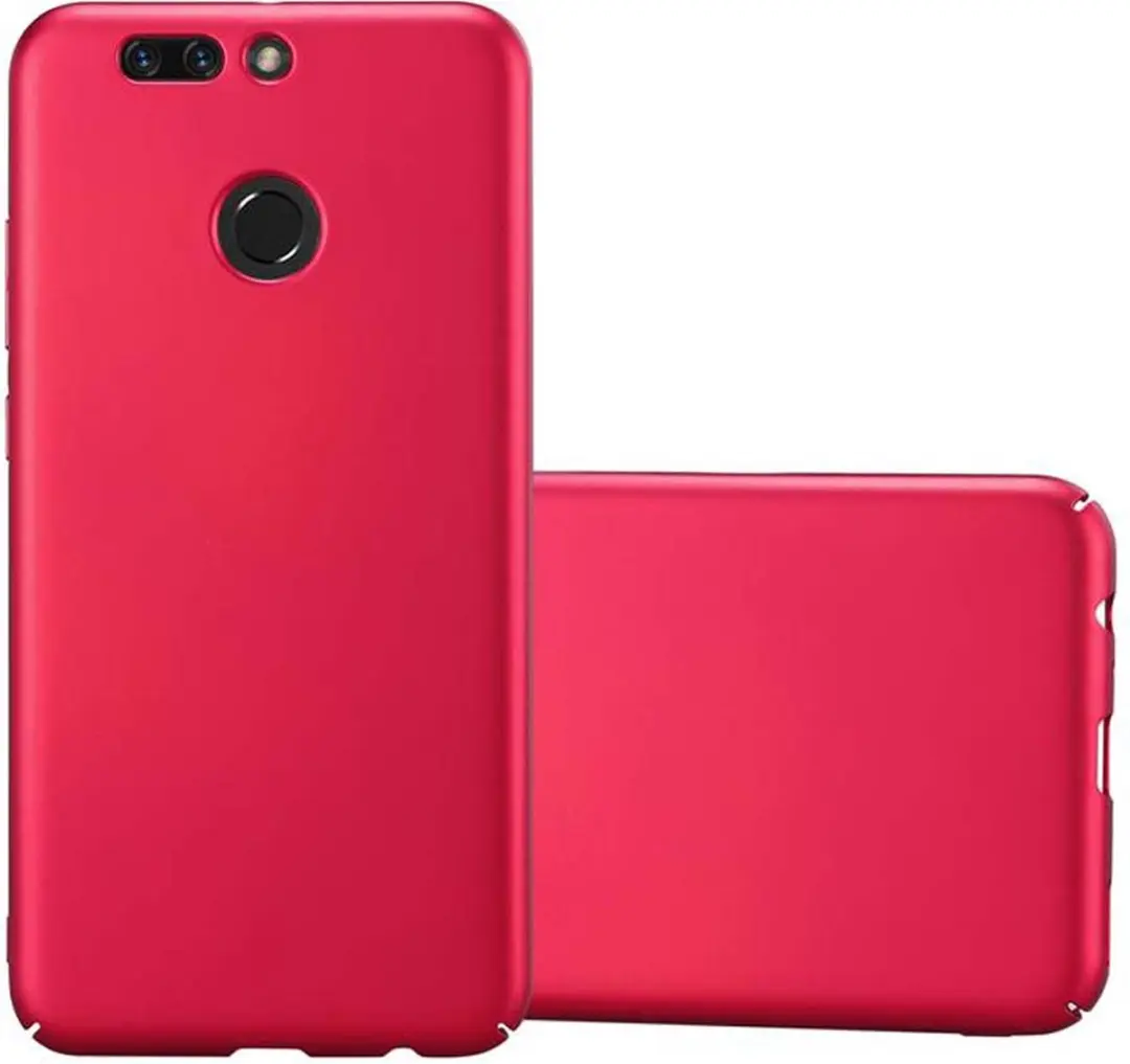 Cadorabo Hoesje geschikt voor Honor 8 PRO in METAAL ROOD