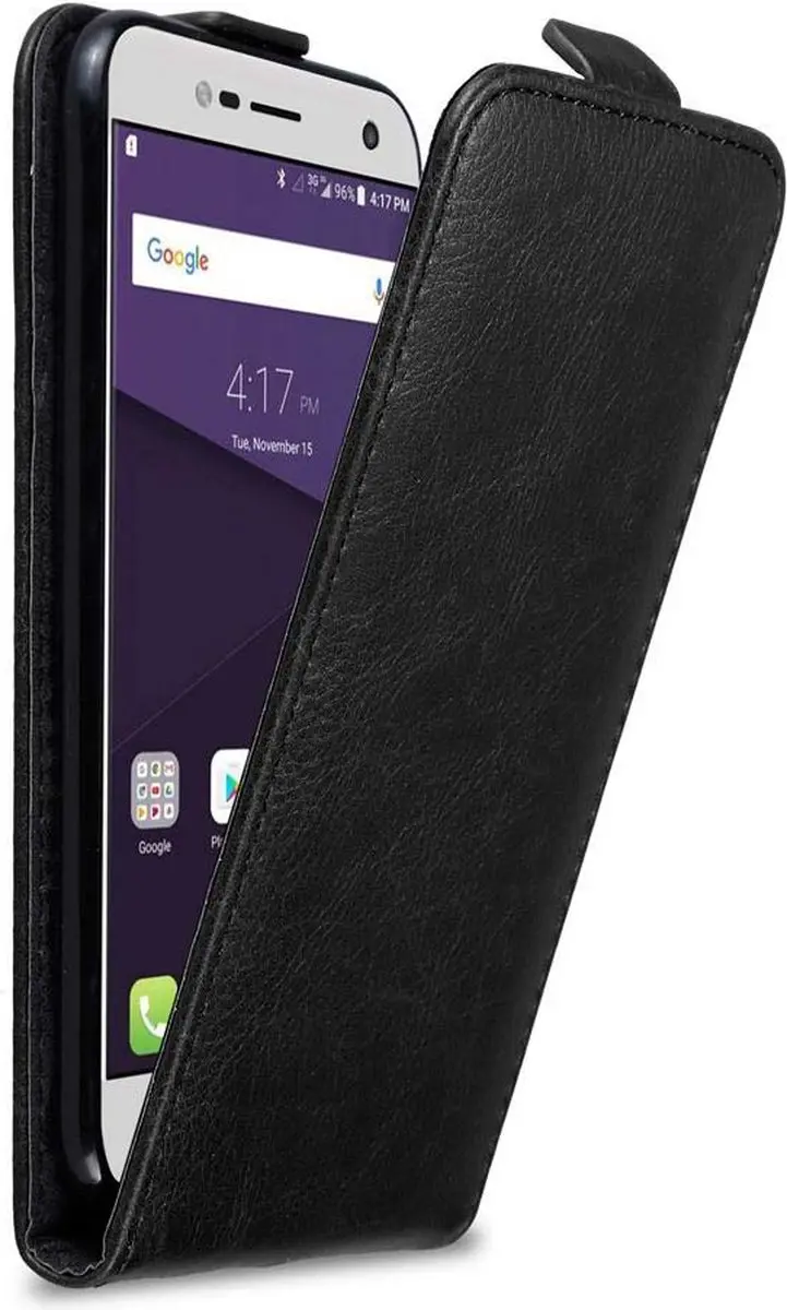 Cadorabo Hoesje geschikt voor ZTE Blade V8 MINI in ZWARTE NACHT