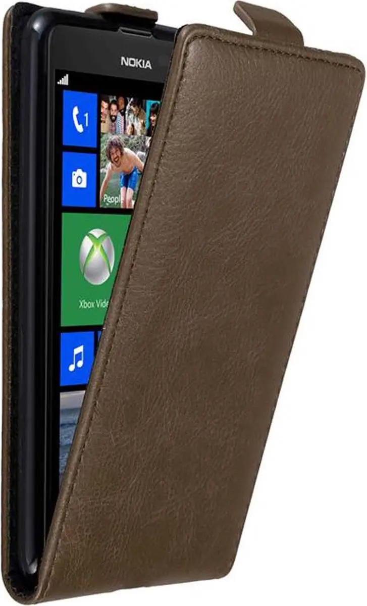 Cadorabo Hoesje geschikt voor Nokia Lumia 625 in KOFFIE BRUIN