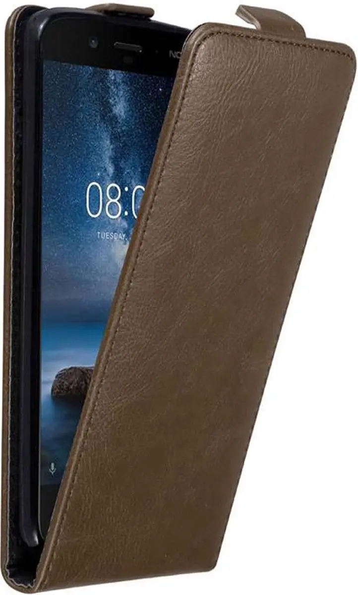 Cadorabo Hoesje geschikt voor Nokia 8 2017 in KOFFIE BRUIN