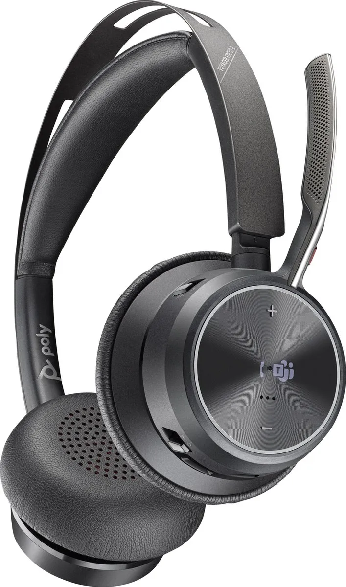 HP Poly Voyager Focus 2 Headset - Zwart - afbeelding 3 van 6