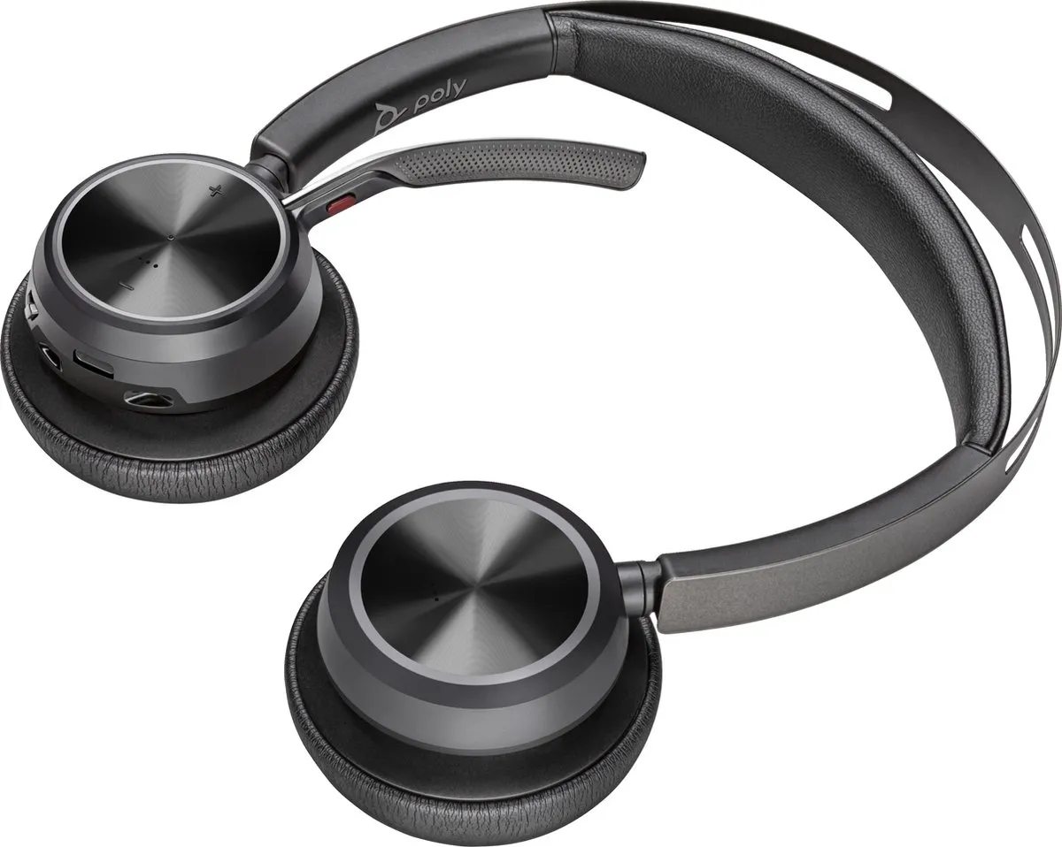 HP Poly Voyager Focus 2 Headset - Zwart - afbeelding 2 van 6