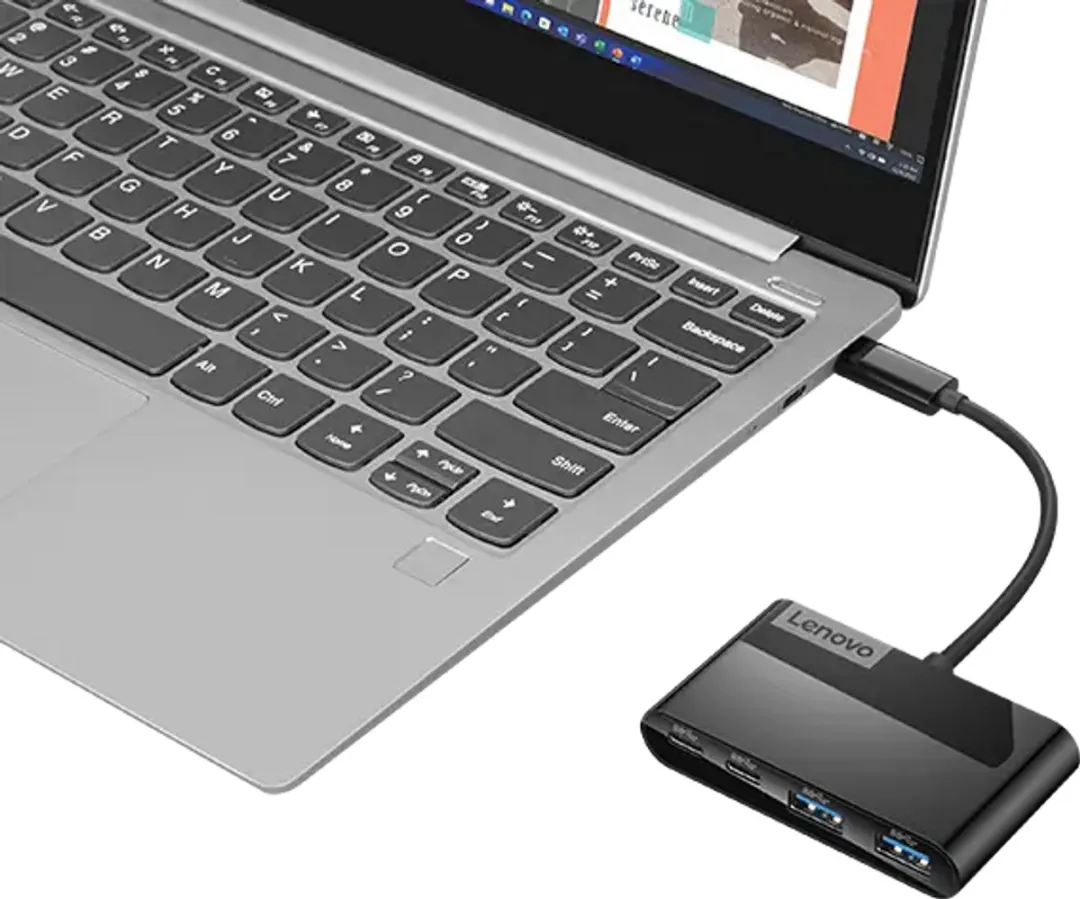 Lenovo GX91L84354 USB-C Interface Hub - 4 Poorten - Zwart - afbeelding 6 van 6