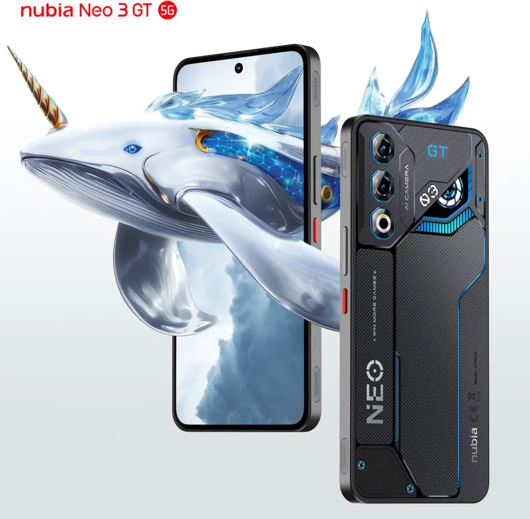 ZTE Nubia Neo 3 GT 5G Smartphone - 256GB - Grijs - afbeelding 3 van 6
