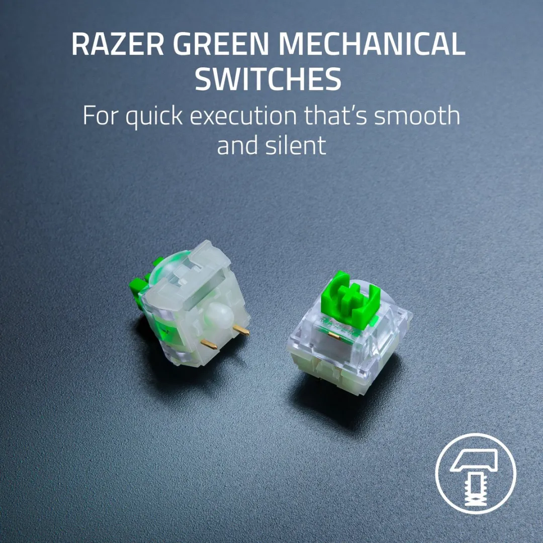 Razer BlackWidow V4 X RZ03-04704200-R3M1 Gaming Toetsenbord - Green Switch - Pokémon Kanto Starters