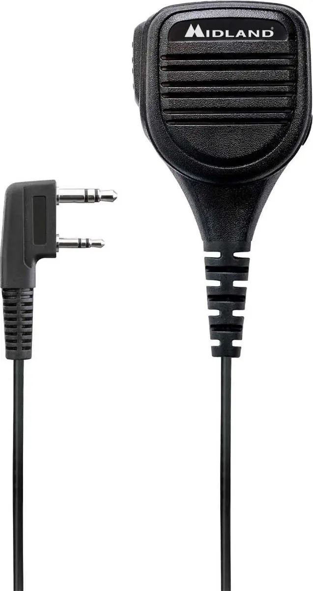 Midland MA-25LK Waterproof Spreeksleutel 2-Pin Kenwood Aansluiting C1540
