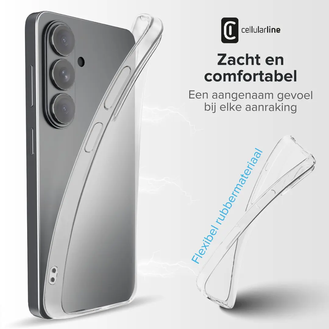 Cellularline Fine Hoesje Galaxy S26 - Transparant - afbeelding 4 van 6