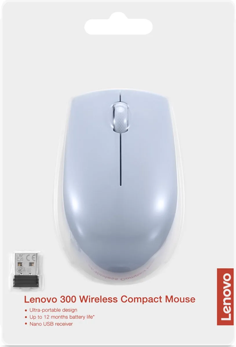 Lenovo 300 Wireless Compact GY51L15679 - Blauw