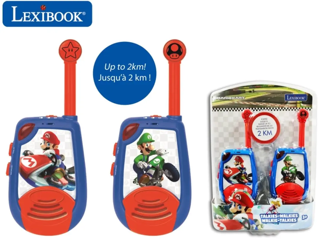 Lexibook Mario Kart TW25NI Walkie-Talkies 2km