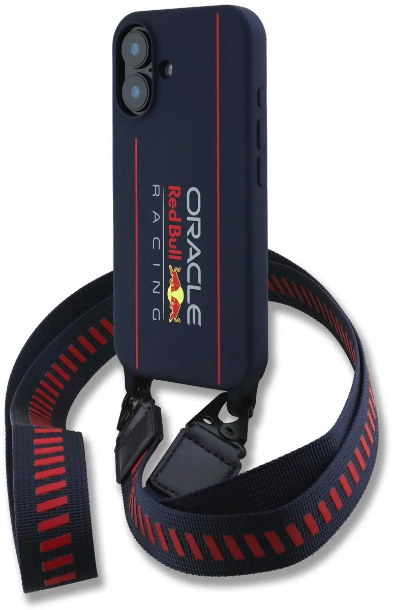 Red Bull iPhone 16 Hoesje met MagSafe en Koord