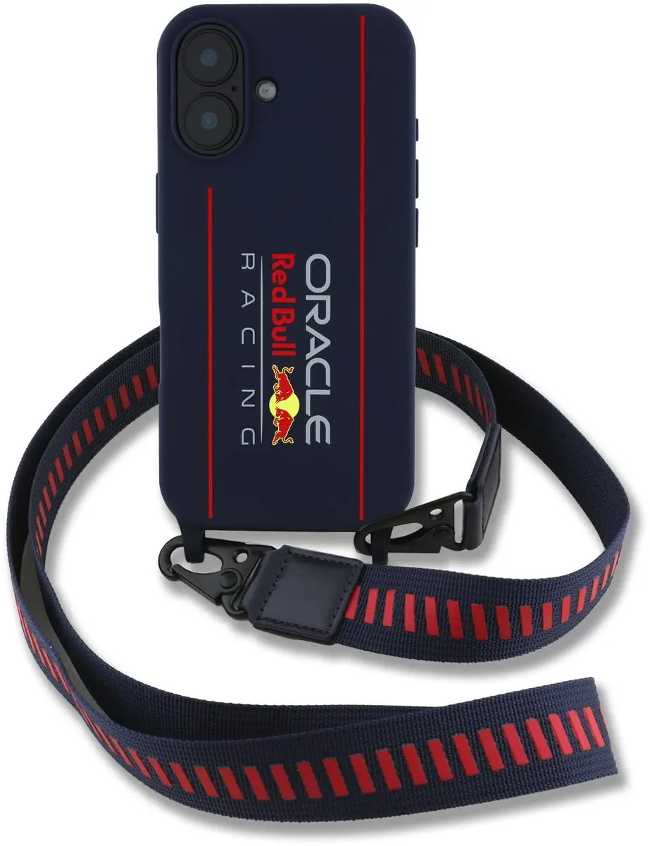 Red Bull iPhone 16 Hoesje met MagSafe en Koord - Blauw - afbeelding 5 van 6