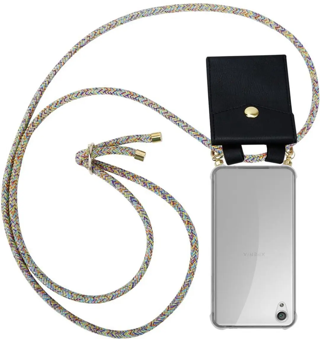 Cadorabo Hoesje geschikt voor Sony Xperia X in REGENBOOG