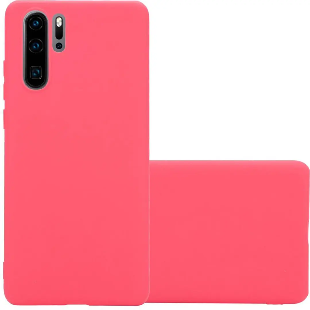 Cadorabo Hoesje geschikt voor Huawei P30 PRO in CANDY ROOD