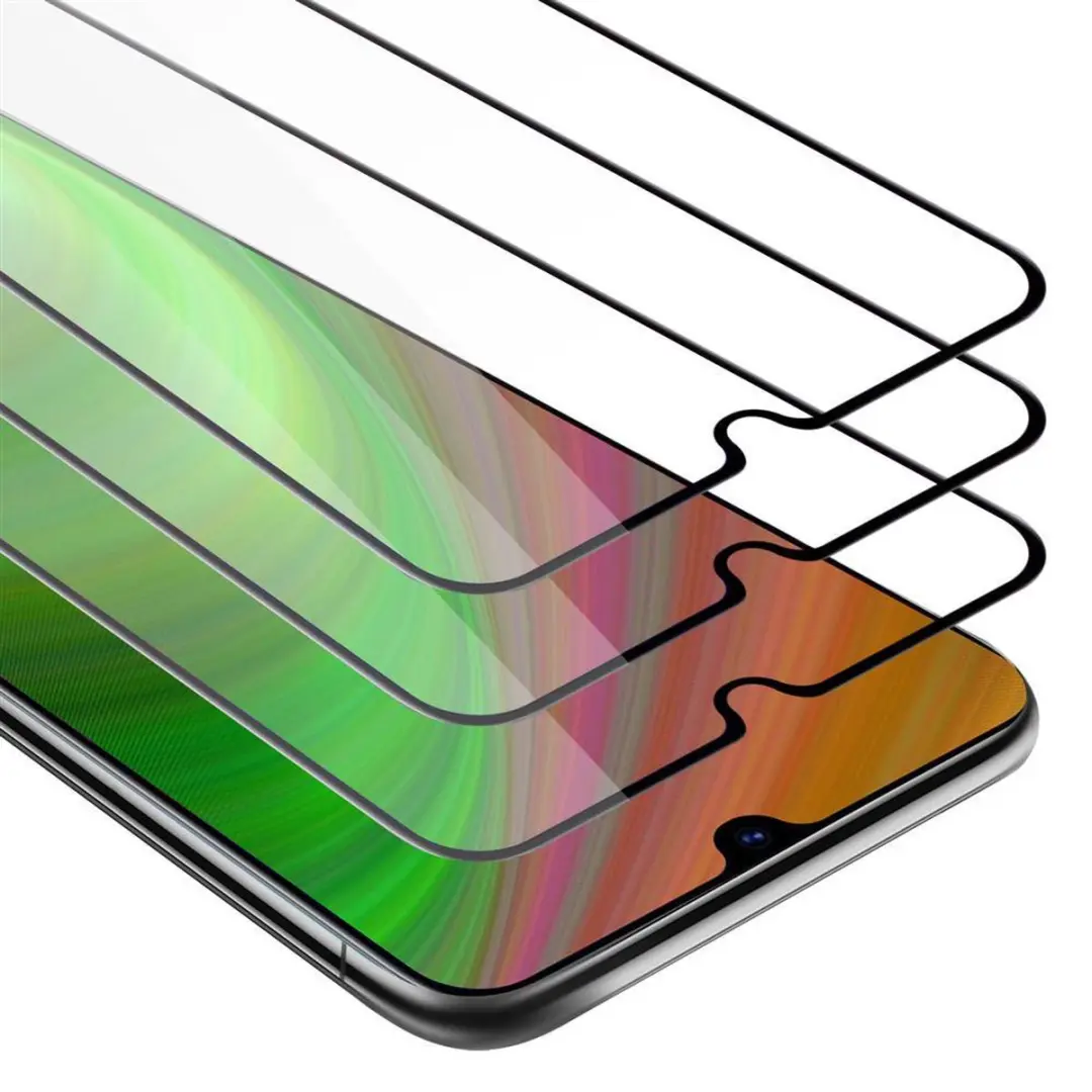 Cadorabo 3x Screenprotector geschikt voor Samsung Galaxy A80 / A90 4G Volledig s