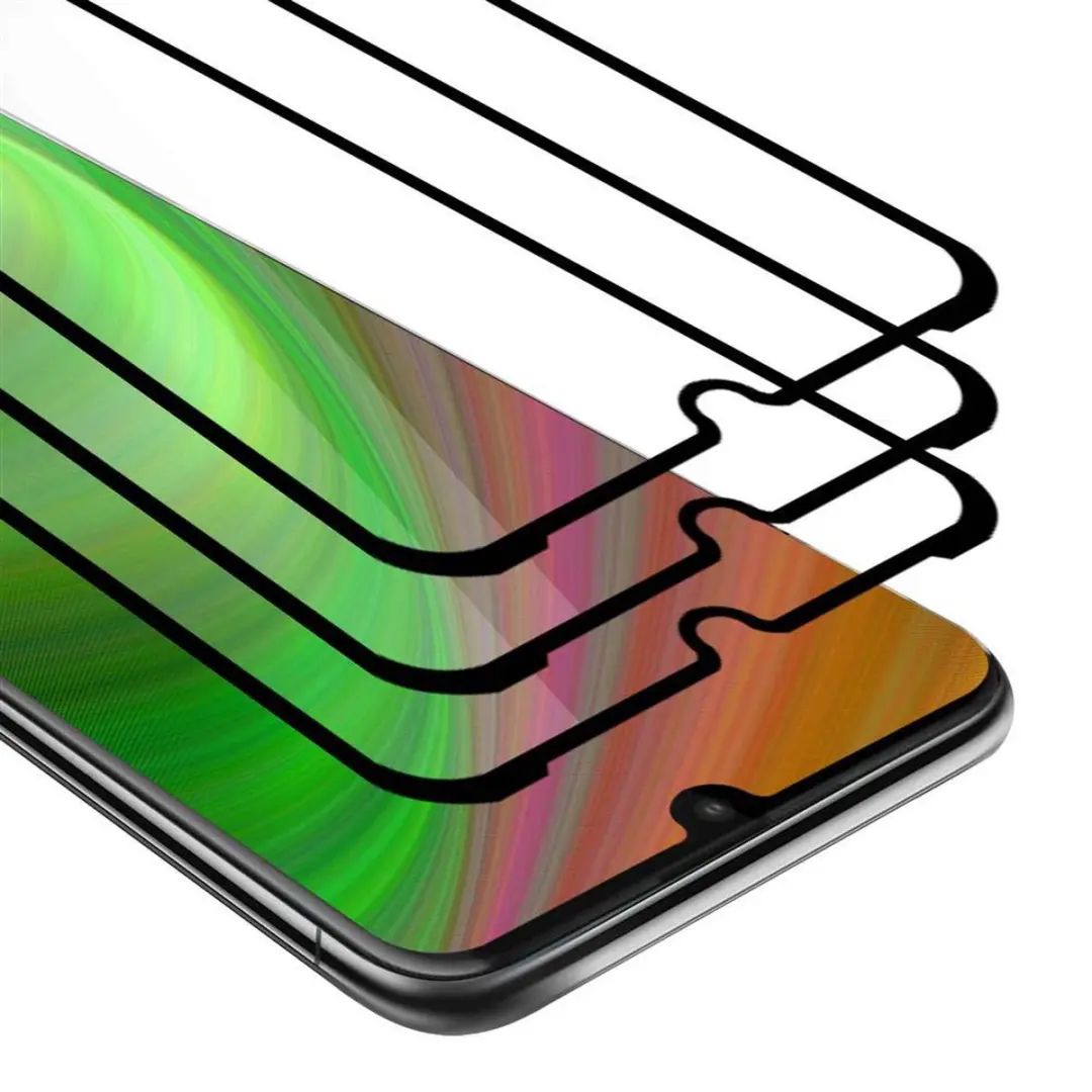 Cadorabo 3x Screenprotector geschikt voor Motorola MOTO E6 PLUS Volledig scherm