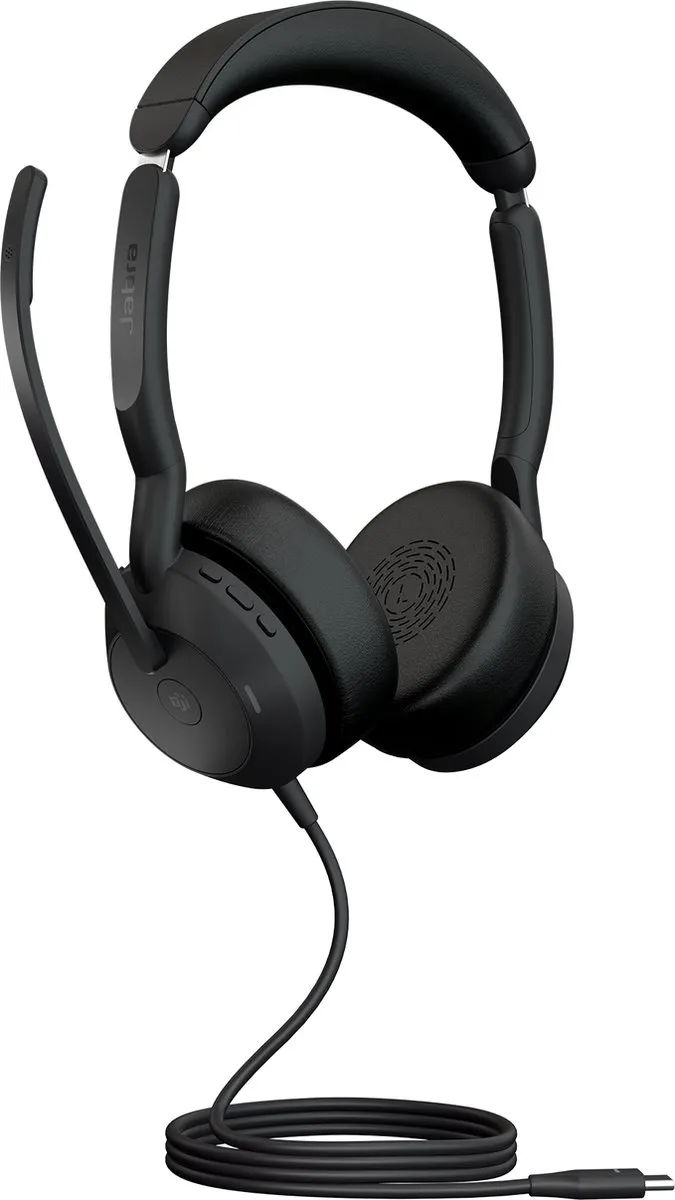 Jabra Evolve2 50 Headset Bedraad - USB Type-C - Zwart