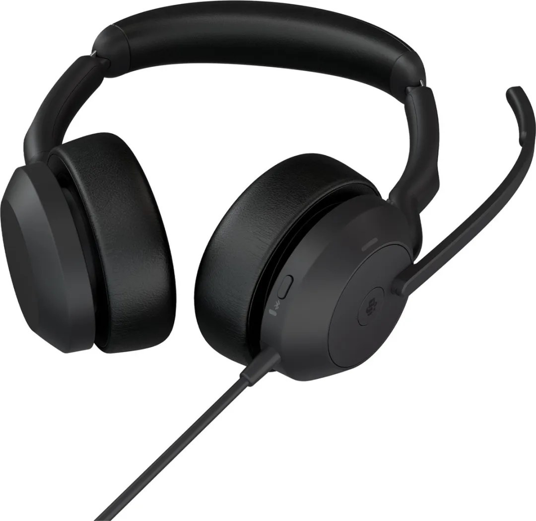 Jabra Evolve2 50 Headset Bedraad - USB Type-C - Zwart