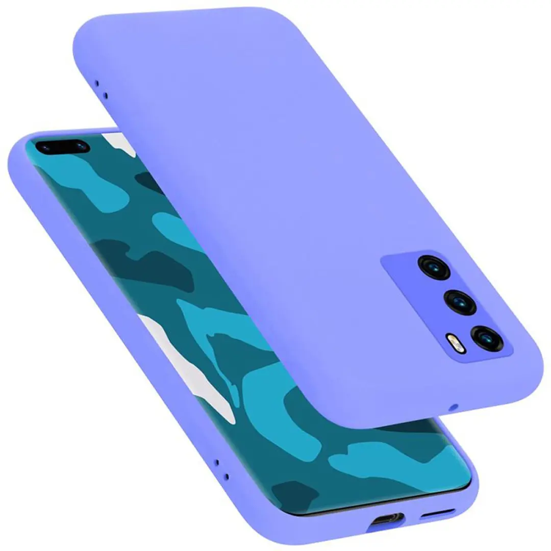 Cadorabo Hoesje geschikt voor Huawei P40 in LIQUID LICHT PAARS