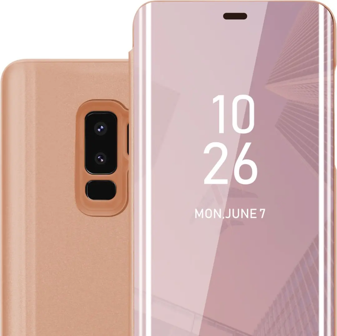 Cadorabo Hoesje geschikt voor Samsung Galaxy S9 PLUS in KUNZIET ROZE