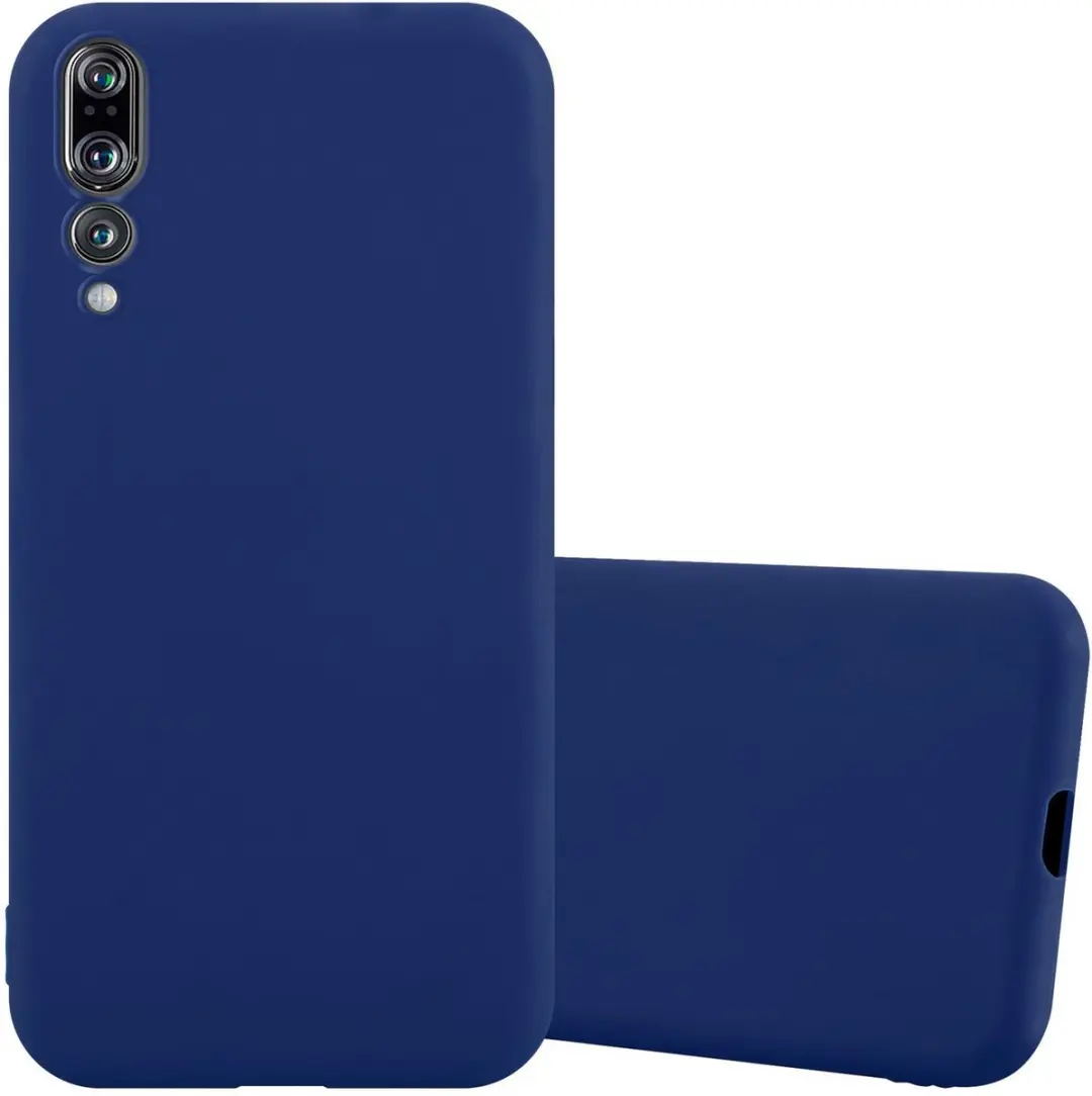 Cadorabo Hoesje geschikt voor Huawei P20 PRO / P20 PLUS in CANDY DONKER BLAUW