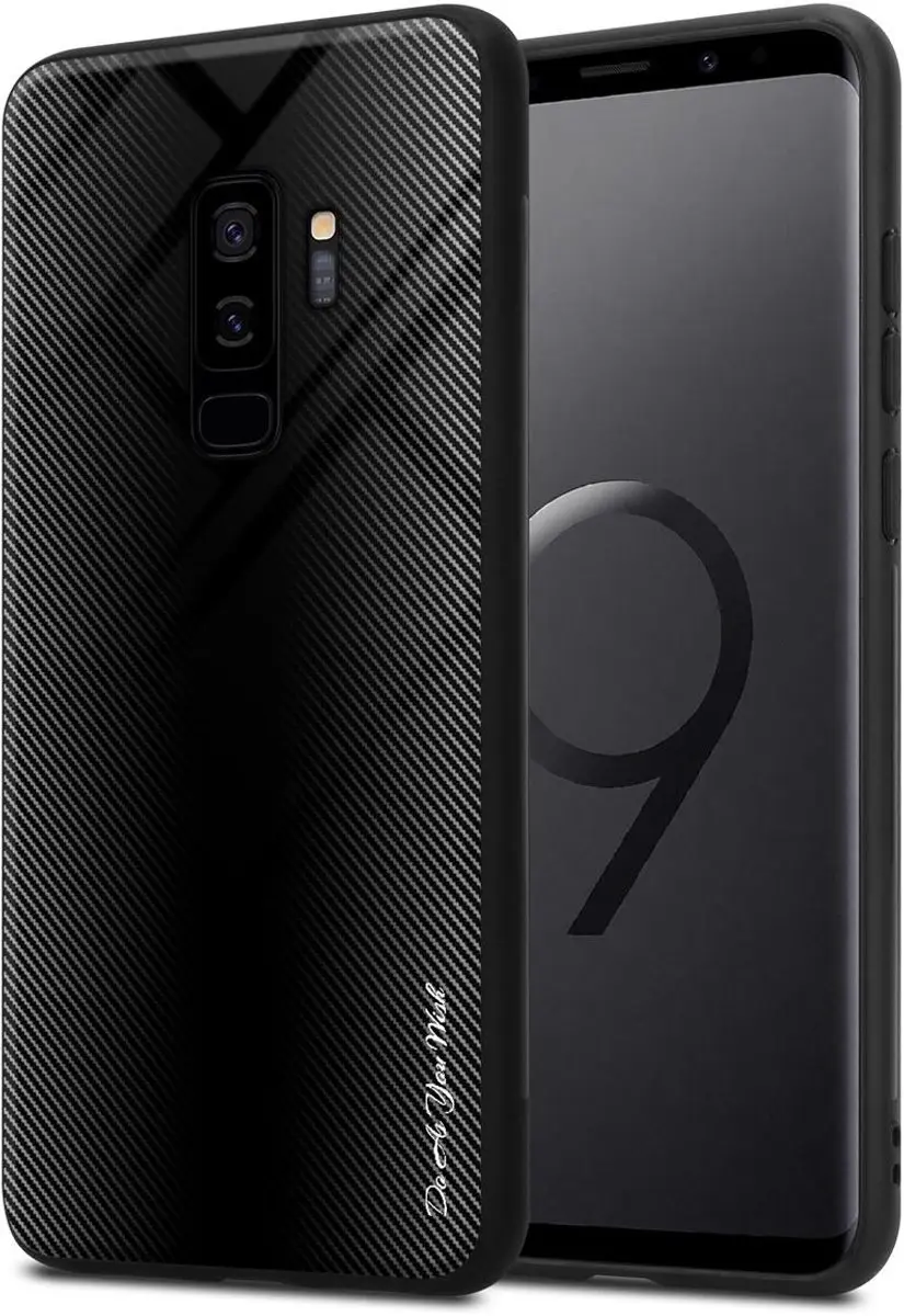 Cadorabo Hoesje geschikt voor Samsung Galaxy S9 PLUS in OPAAL ZWART