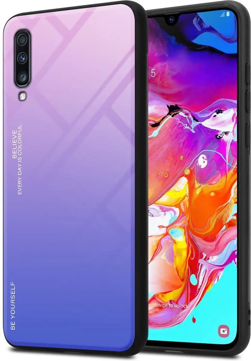 Cadorabo Hoesje geschikt voor Samsung Galaxy A70 / A70s in ROZE