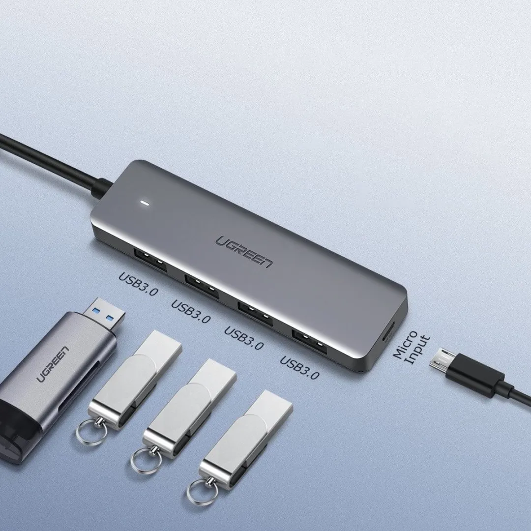 Ugreen USB-C Hub 5-in-1 70336 - Grijs