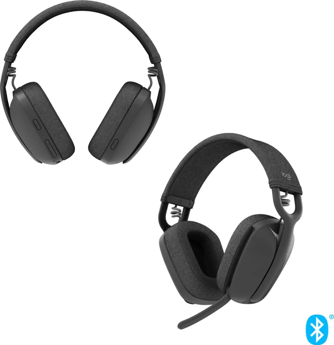 Logitech Zone Vibe 100 - Draadloze Headset - Bluetooth - Graphite