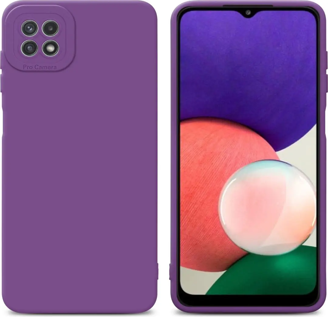 Cadorabo Hoesje geschikt voor Samsung Galaxy A22 5G in FLUID MAT PAARS