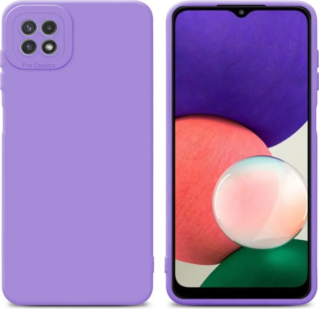 Cadorabo Hoesje geschikt voor Samsung Galaxy A22 5G in FLUID LICHT PAARS