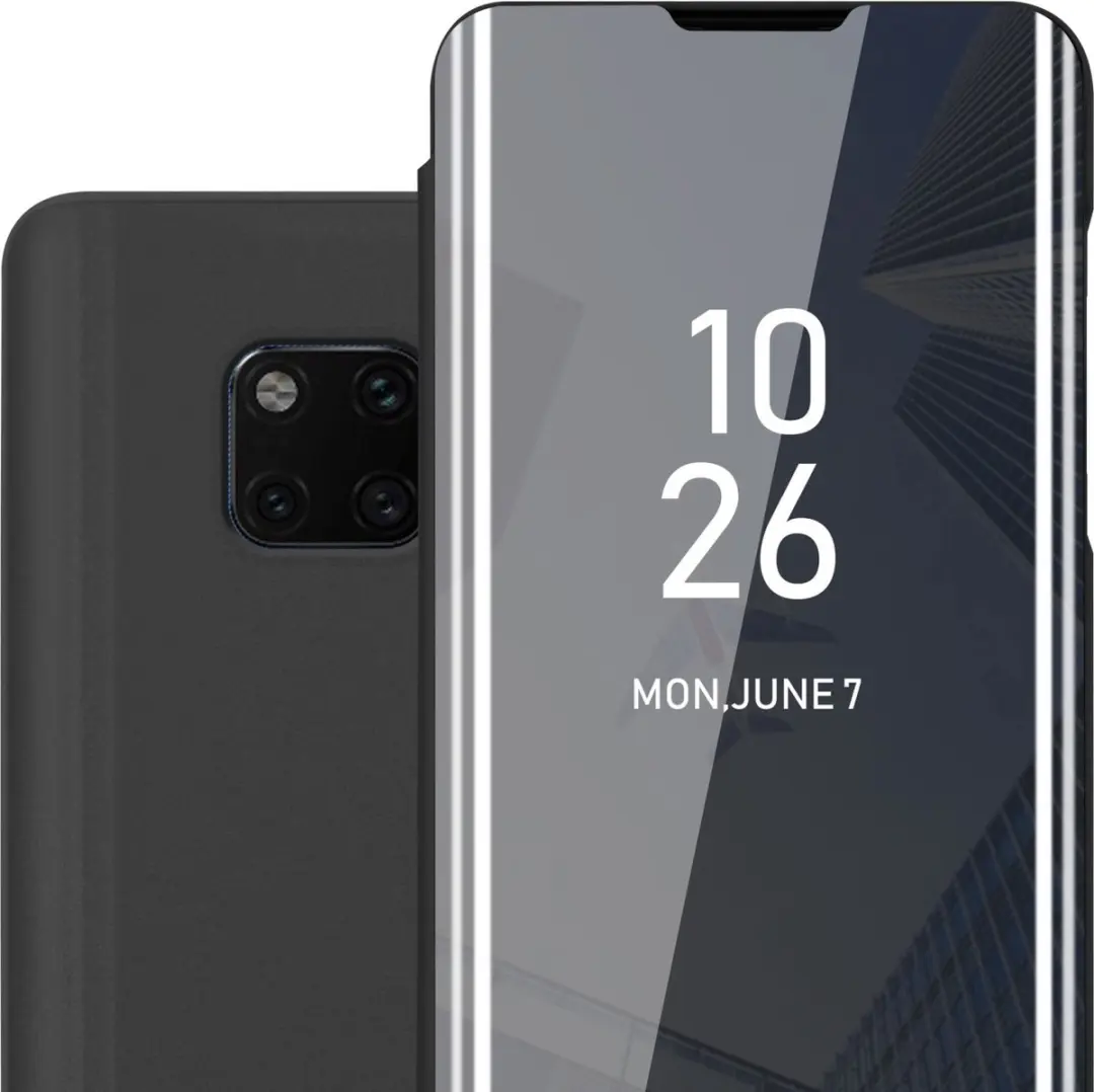 Cadorabo Hoesje geschikt voor Huawei MATE 20 PRO in TOERMALIJN ZWART