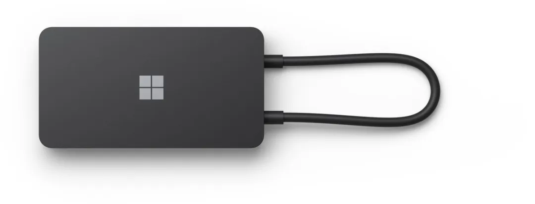 Microsoft Surface USB-C Travel Hub 161-00002 - Dockingstation HDMI/VGA/Ethernet - Zwart