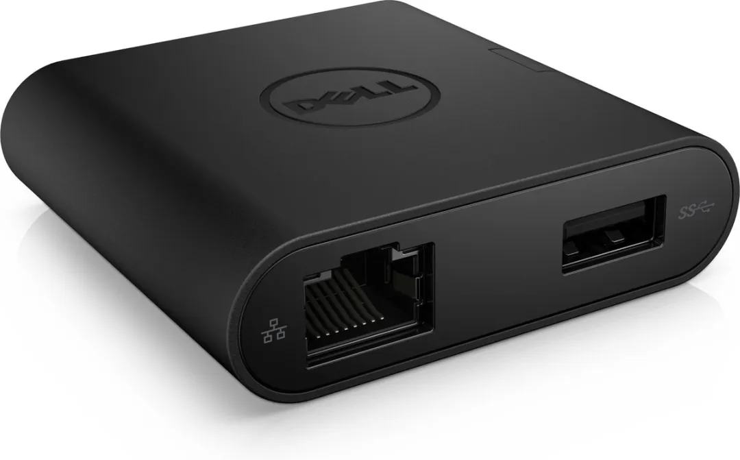 Dell DA200 USB 3.2 Type-C Adapter - Zwart