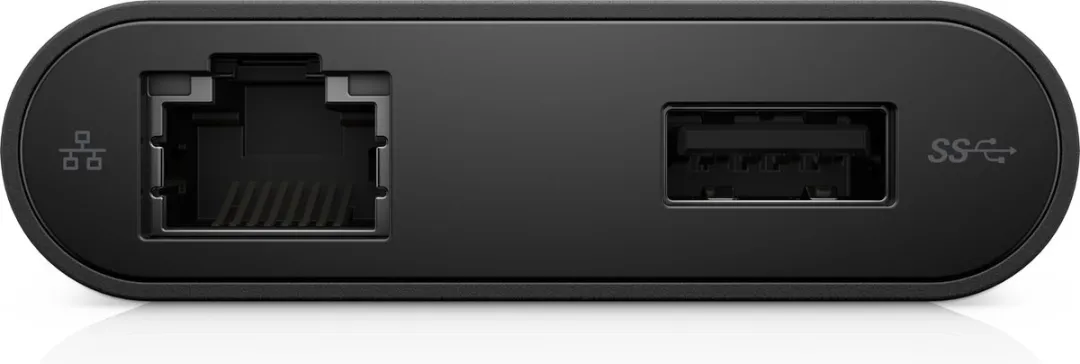Dell DA200 USB 3.2 Type-C Adapter - Zwart