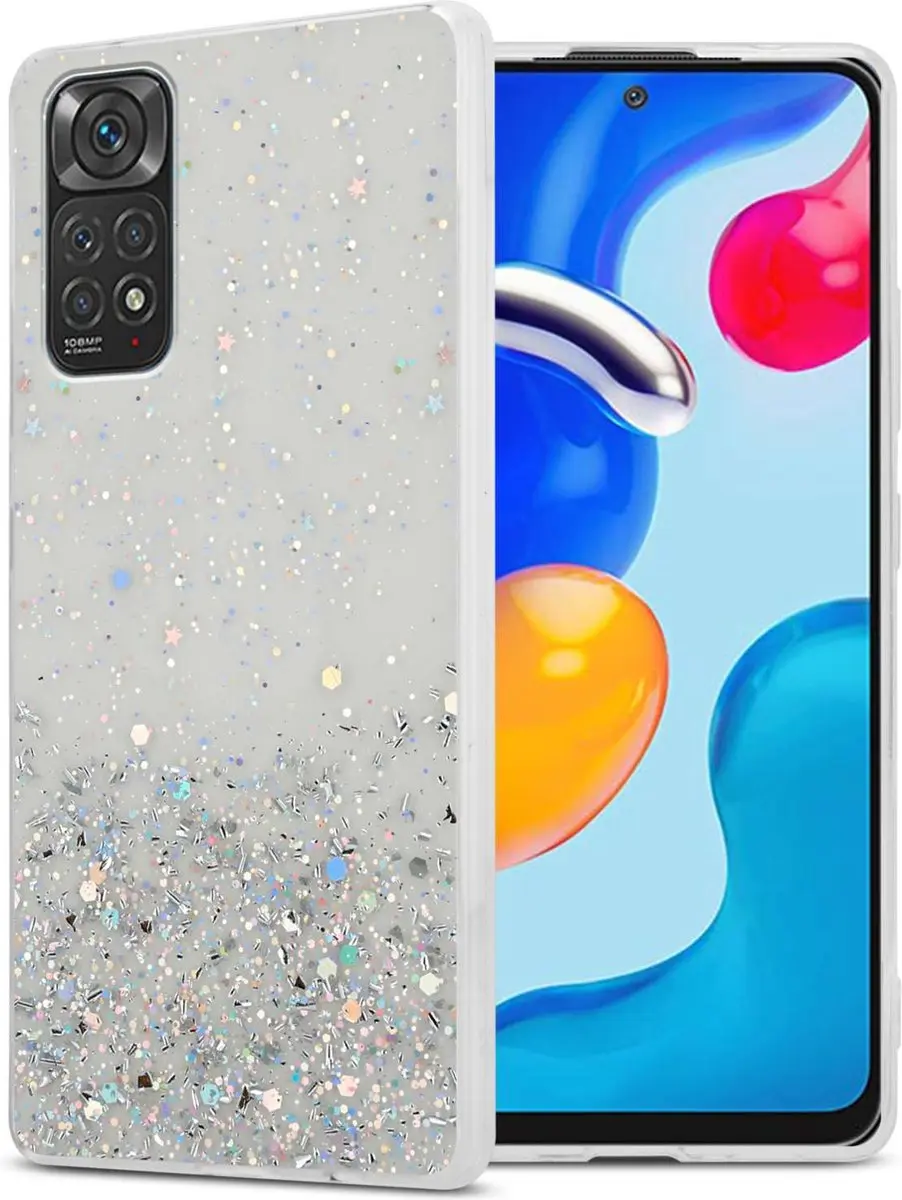 Cadorabo Hoesje geschikt voor Xiaomi RedMi NOTE 11 4G / 11S 4G in Transparant me