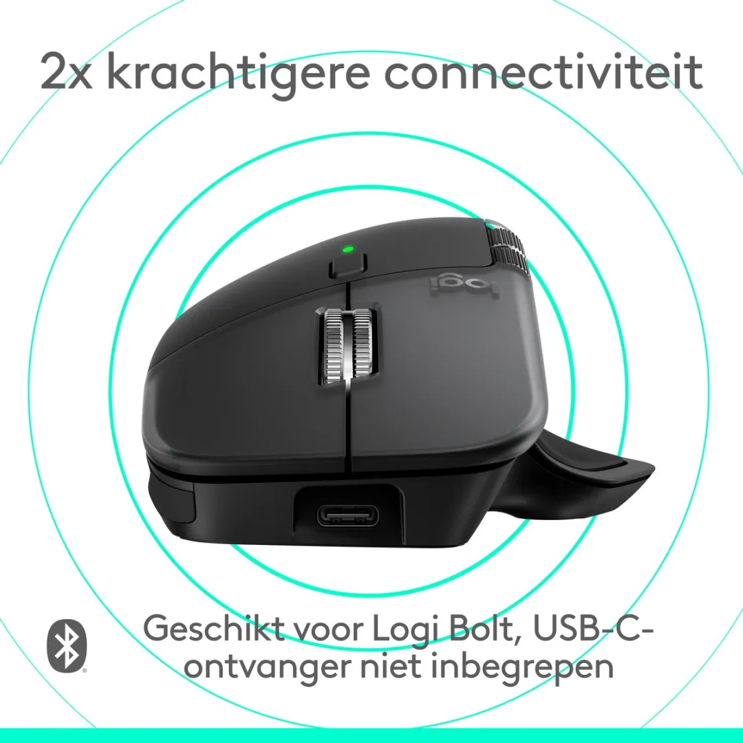 Logitech MX Master 4 910-007577 Draadloze Muis - Rechtshandig - Mac - afbeelding 6 van 6