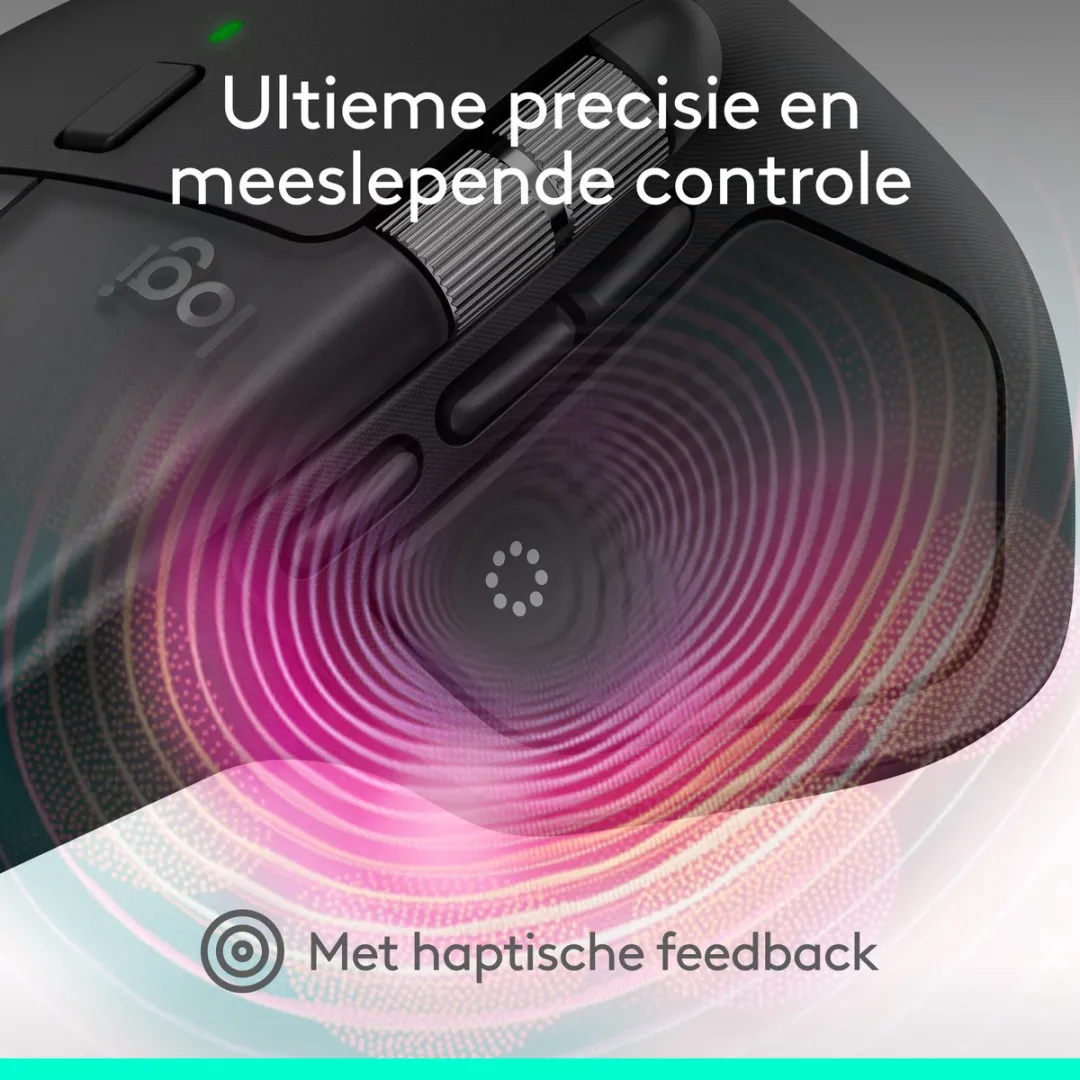 Logitech MX Master 4 910-007577 Draadloze Muis - Rechtshandig - Mac