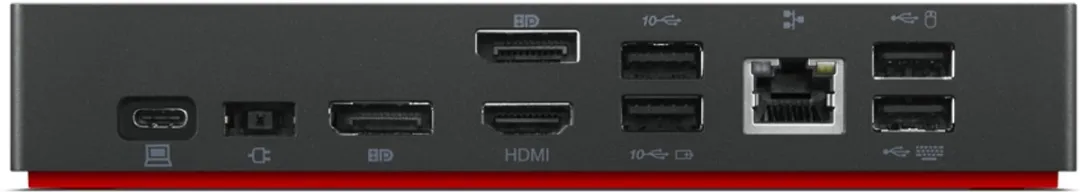 Lenovo TP USB-C Dock-MX Bedraad USB 3.2 Gen 1 (3.1 Gen 1) Type-C Zwart