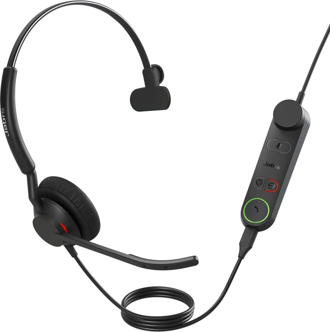 Jabra Engage 50 II Bedrade Headset - USB Type-C/Type-A - Zwart