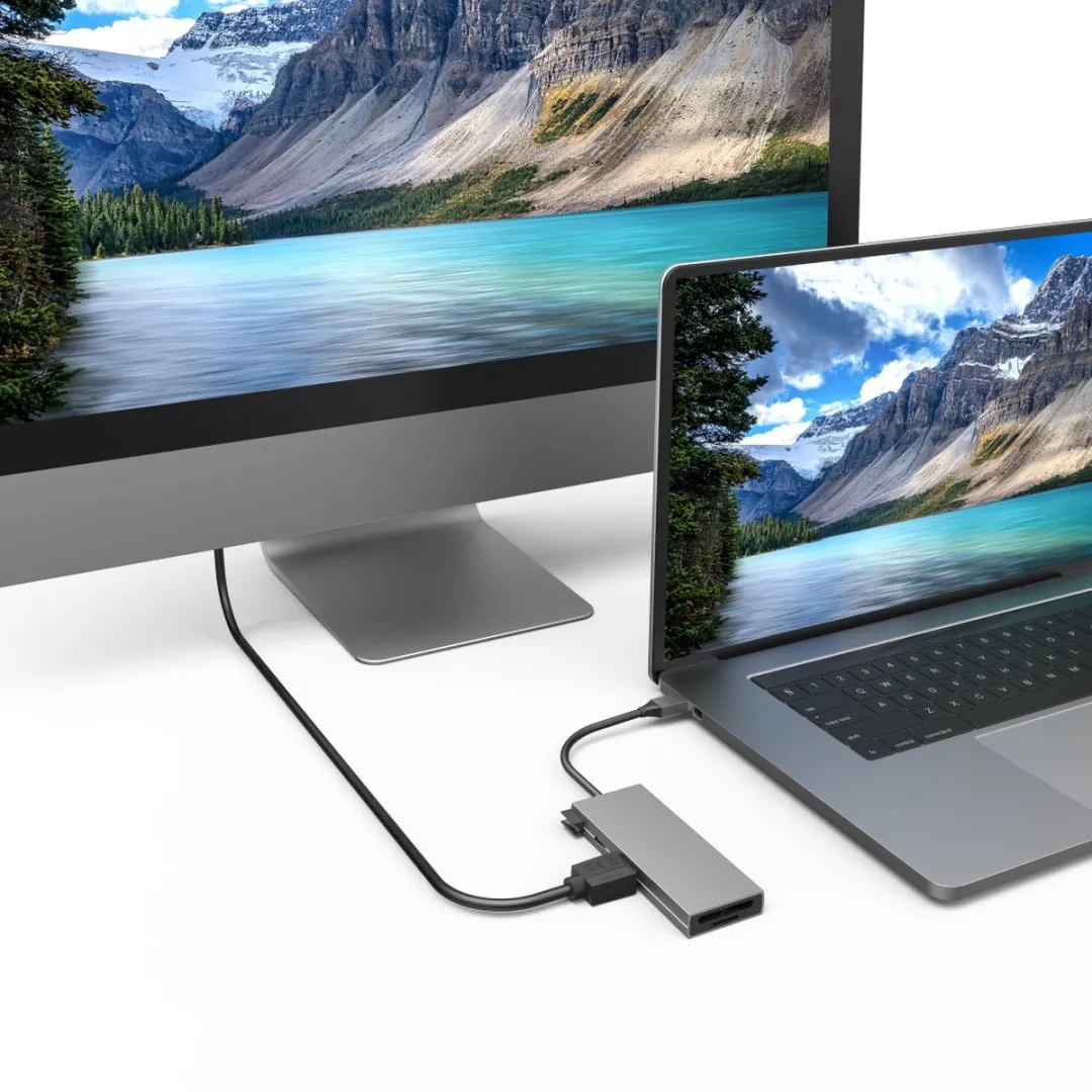 Hama USB-C Dockingstation 00200110 - Grijs