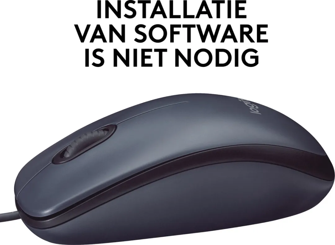 Logitech M90 Bedrade Muis - Zwart
