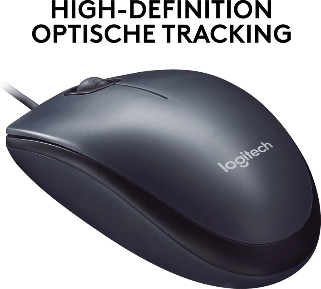 Logitech M90 Bedrade Muis - Zwart