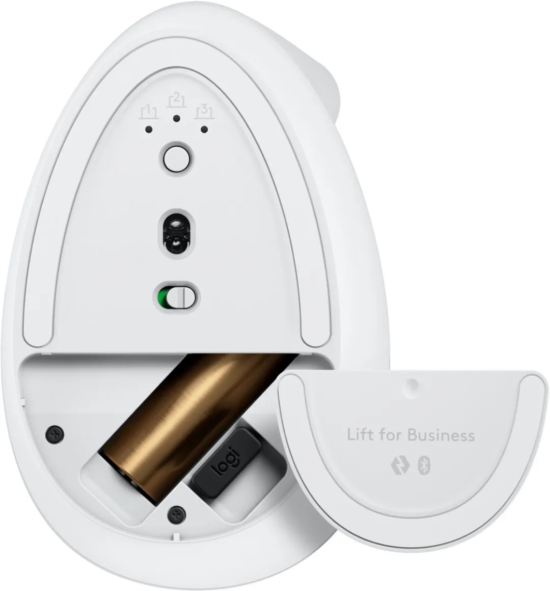 Logitech Lift for Business Muis 910-006496 - Rechtshandig - Wit - afbeelding 6 van 6